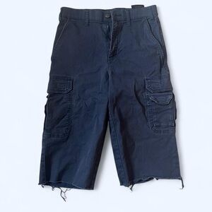 Blue Navy Cargo Jorts